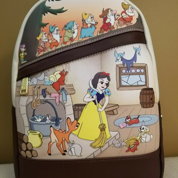Loungefly Disney Snow White Seven Dwarfs Animal Backpack NEW main image 12